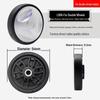 Universal Wheel Replacement for Luggage Suitcase: Leather Caster Rubber Roller Rim Repair Accessories