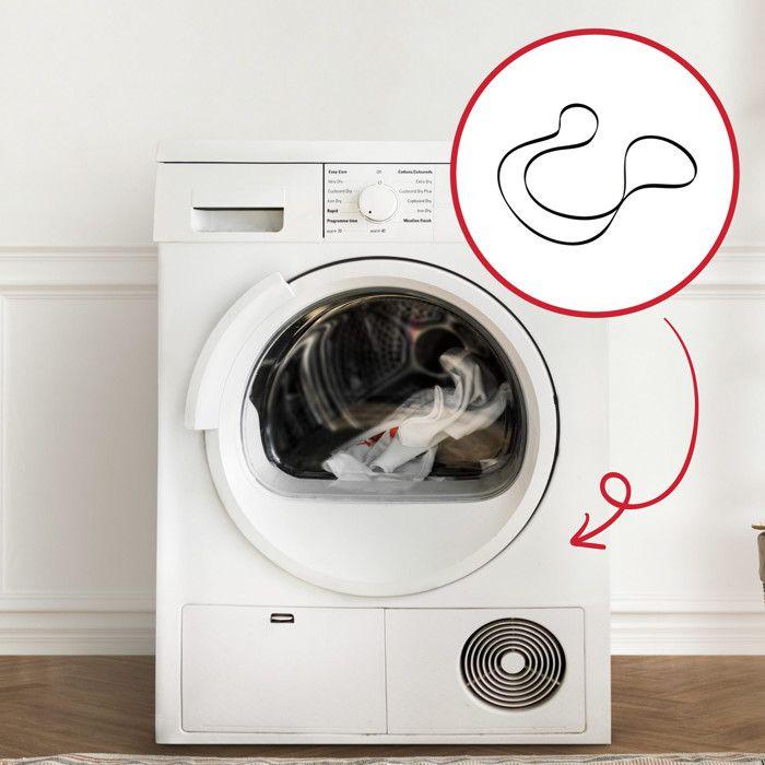 Courroie De Transmission 197mm pour sèche-linge Electrolux, Zanussi, AEG