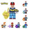 Kf6189 Pokemon Pikachu Smart Pet Elf Ball Building Block Mini Figure Bag