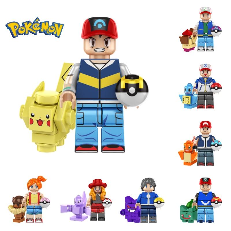 Kf6189 Pokemon Pikachu Smart Pet Elf Ball Building Block Mini Figure Bag