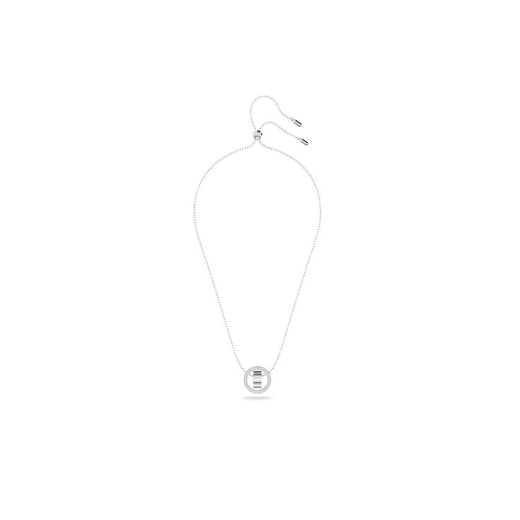 Swarovski Dextera Minimalist Modern Clavicle Necklace Women Necklace Rhodium-Plated Crystal 5636501