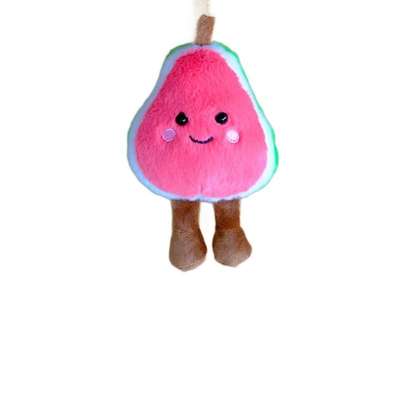 Guava Edamame Plush Keychain With Cute Vegetables For Backpack Decor And Gift