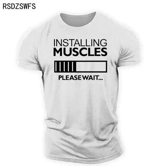 Mens TShirt 3D Retro Gym Printed Round Neck Short Sleeve Top Summer Fashion Loose Fitness Sportswear Quick Dry Mens Clothing