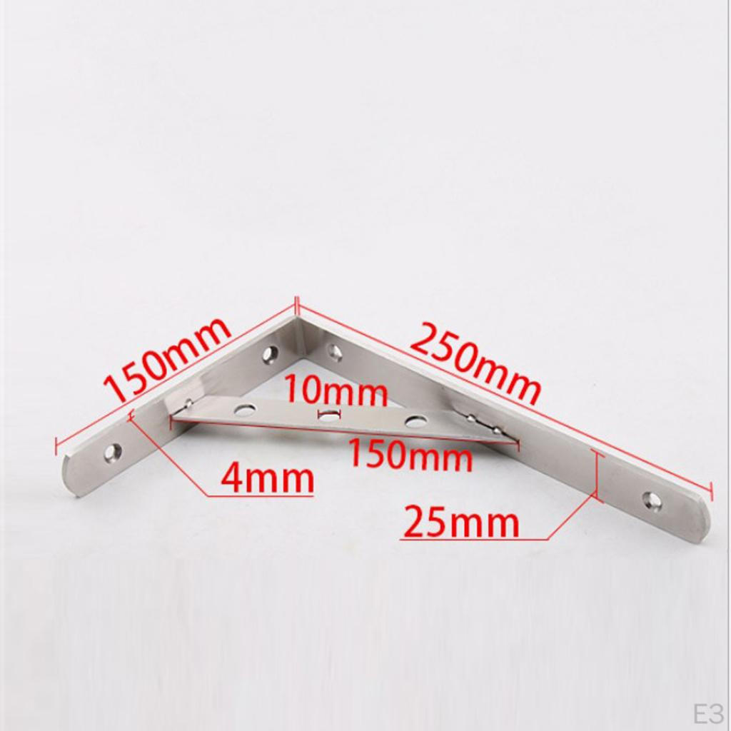 Heavy Duty Shelf Brackets Floating Shelves Triangle 90 Degree Angle Wall Mounted