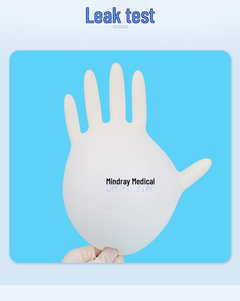 Sterile Powder-Free Medical Rubber Examination Gloves for Surgery, Dentistry, or Beauty (Individually Packaged)