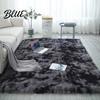 Super Soft Rug Carpet Non-slip Long Plush Modern Colorful Fluffy Tie-Dye Machine Washable Living Room
