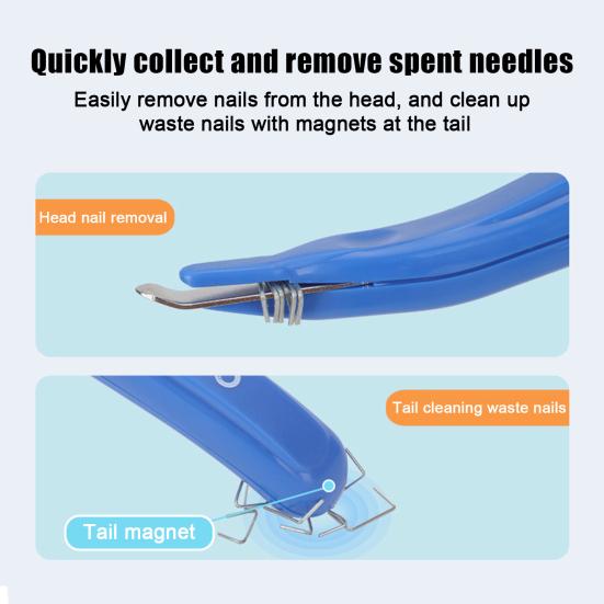 Magnetic Staple Remover Tool Ergonomic Design Lightweight Portable Professional Multicolored Stapler Remover Tool School Supplies