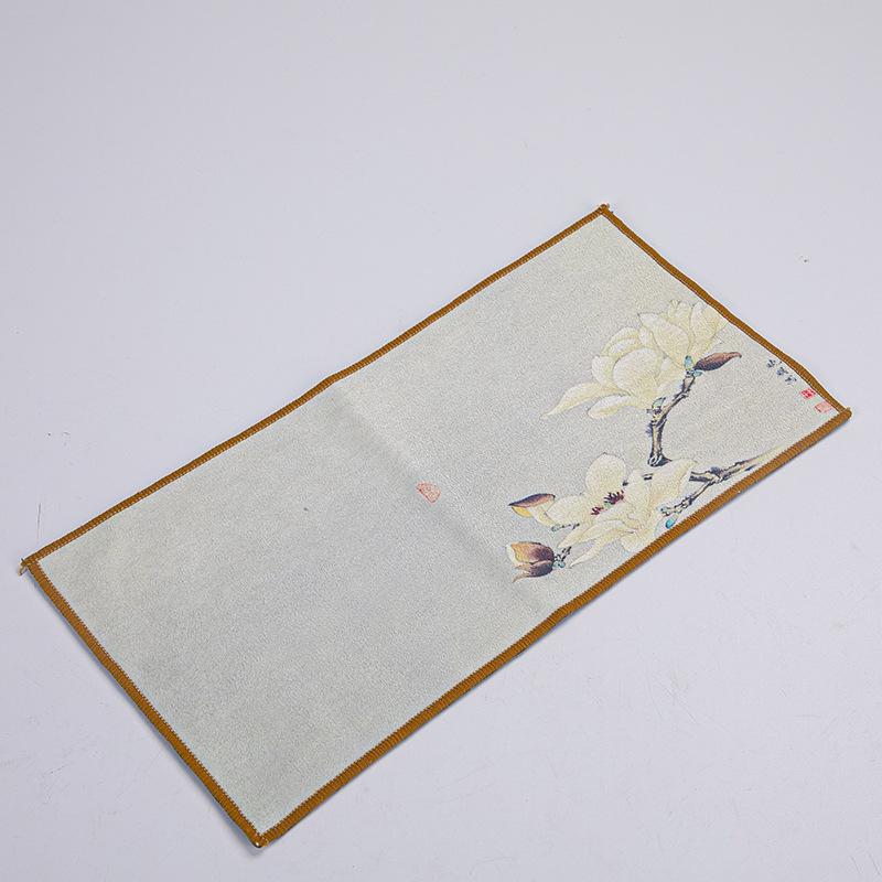 Chinese Multi-use Absorb Water Thickened Table Towel Creative Concise Style Tea Napkins Cloth Tea Ceremony Decoration New
