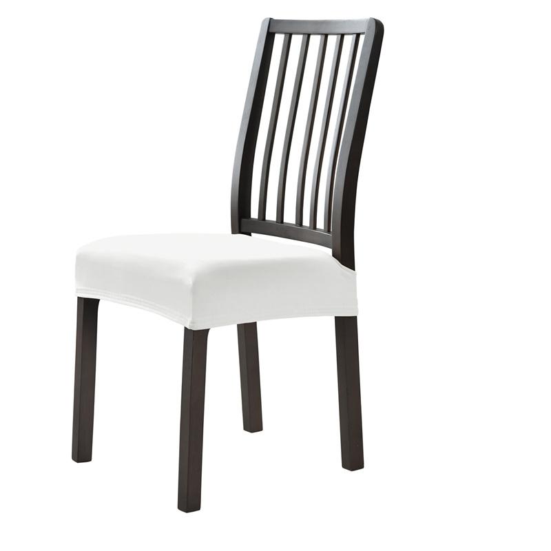 1 ks Měkký Sametový Potah Sedáku Jídelní Židle Jednobarevné Potahy na Židle Odnímatelné Protiprachové Podsedáky na Židle Slipcovers Hotel Domov