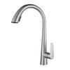 Kitchen Hot and Cold Faucet Pull-Out Stainless Steel Dual Outlet Sink Faucet Mixer Tap 360-Degree Rotatable Kitchen Faucet