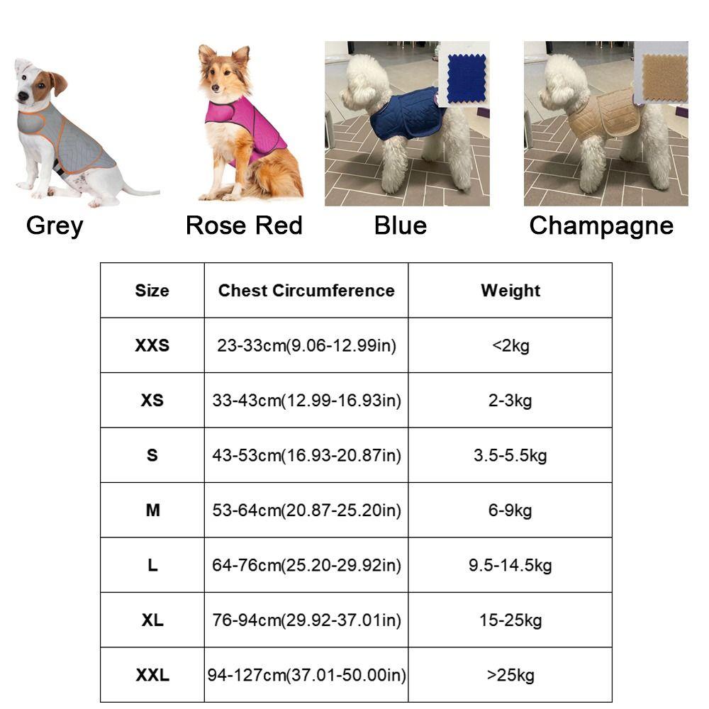Breathable Dog Calming Shirt Reflective Pet Soothing Clothes Dog Coat Dog Anxiety Jacket  Thunder