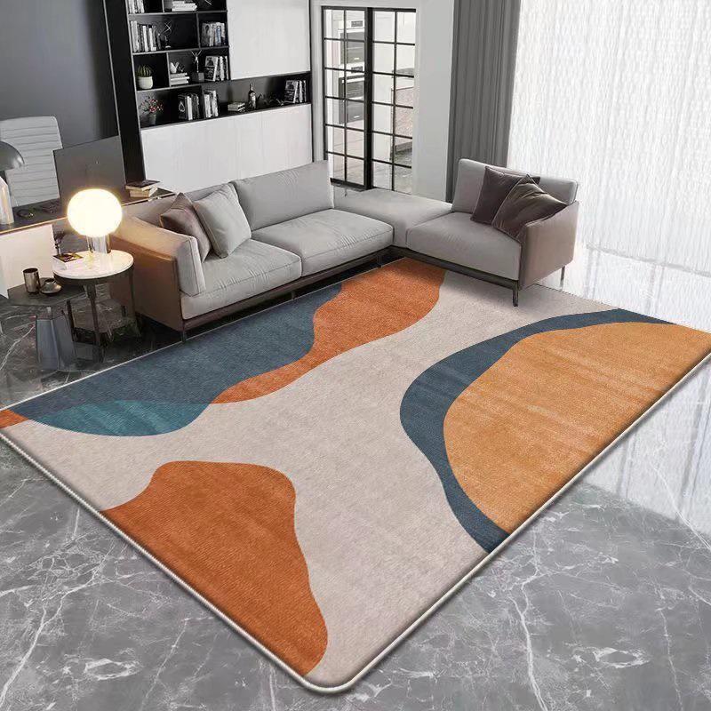 Minimalist Cross-Border Luxury Carpet for Living Room and Bedroom, Full Coverage, Simple Style
