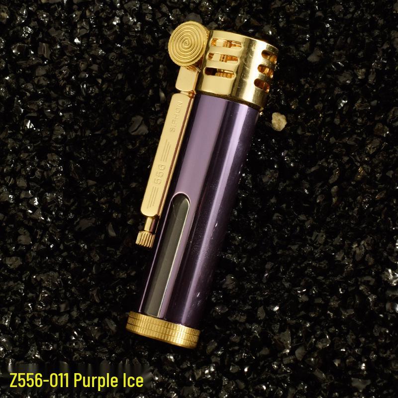 Zorro 556 Transparent Brass Kerosene Lighter - Metal Gift for Men