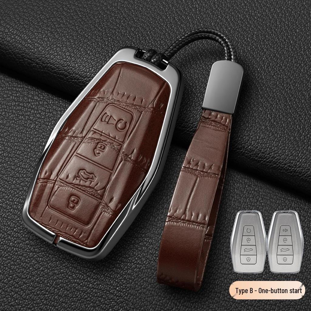 Geely Car Key Case & Protective Shell for Emgrand, Xingrui, Boyue Pro, Xingyue L, Vision X3/X6, Binyue Models
