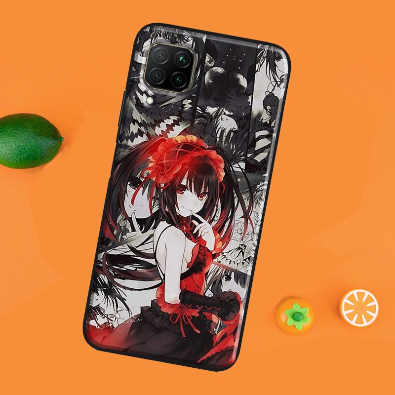 Data A Live Tokisaki Kurumi For Honor 50 Etui 8X 9X 10i Pokrowiec Do Huawei Nova 5T P Smart 2021 P20 P30 P40 Lite Pro