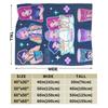KPop Demon Hunters Super Soft Blanket  Students Plush Throw Blanket Graphic Living Room Flannel Bedspread Sofa Bed Cover