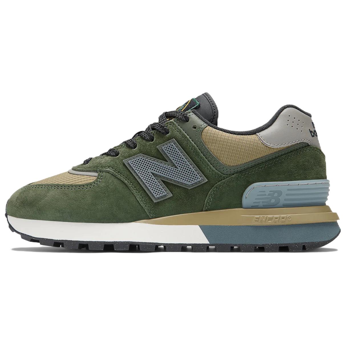 

новые Stone Island X New Balance 574 Legacy темно-зеленые 37