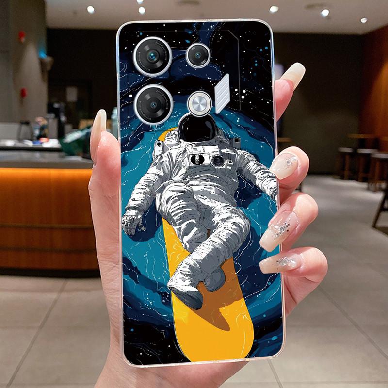Casing For infinix GT 10 Pro Luxury Dragon Cute Cool Boys Girls Transparent Phone Case Back Cover infinix GT10 Pro GT10Pro Shell