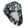 Festive Christmas Santa Print Red Scarf Holiday Themed Fashion Accessory for Women and Men, Soft and Comfortable