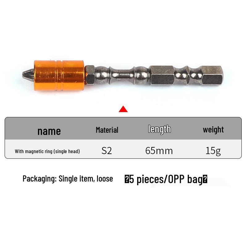 Versatile Magnetic Cross Positioning Double-Headed Screwdriver Bit - High Wear Resistance