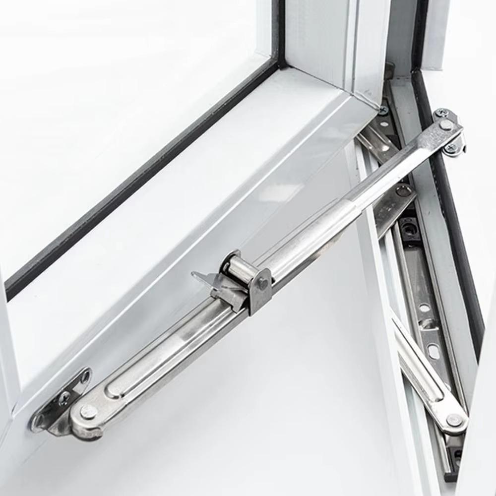 Telescopic Window Restrictor Gusset Fixed Window Limiter Wind Brace Stopper Locks Hardware