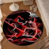 Bull Basketball Artwork Round Rug for Livingroom,Bedroom, Palyroom, Chair Rug, Area Rug, Circle Carpet, Large Size Decor Fan Christmas Gift