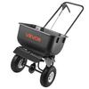 VEVOR Push Lawn Spreader, 3.6m Spreading Width, Broadcast Spreader with 36.3kg Load Capacity & 10 In All-Terrain Tires