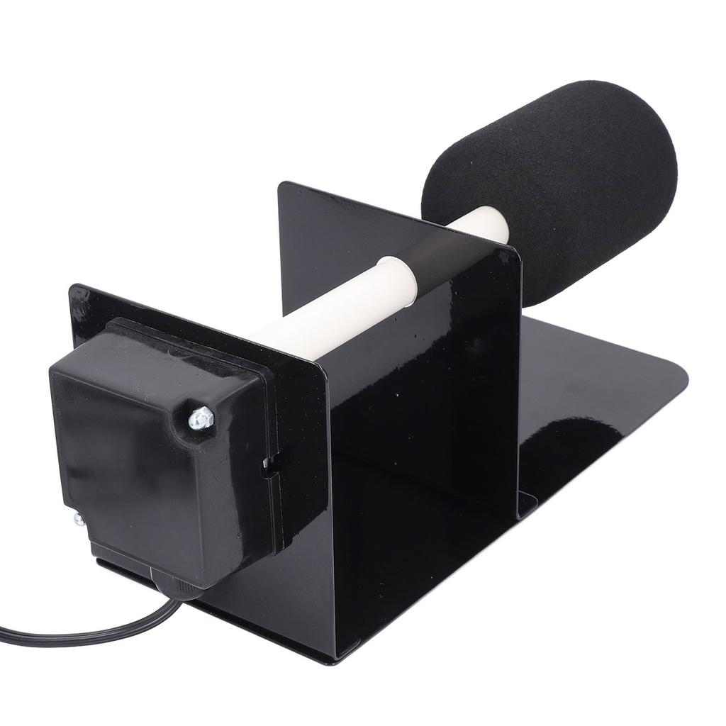 Single Shaft Cup Turner with Stand and 2 Sponges Metal Structure Cup Rotating Machine Kit for DIY Epoxy Crafts EU Plug