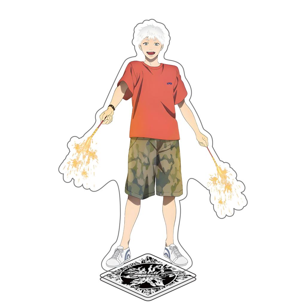 Anime The Summer Hikaru Died 15CM Acrylic Stand Figure Hikaru Indou Yoshiki Tsujinaka Desktop Ornament Collectible KEY Fans Gift