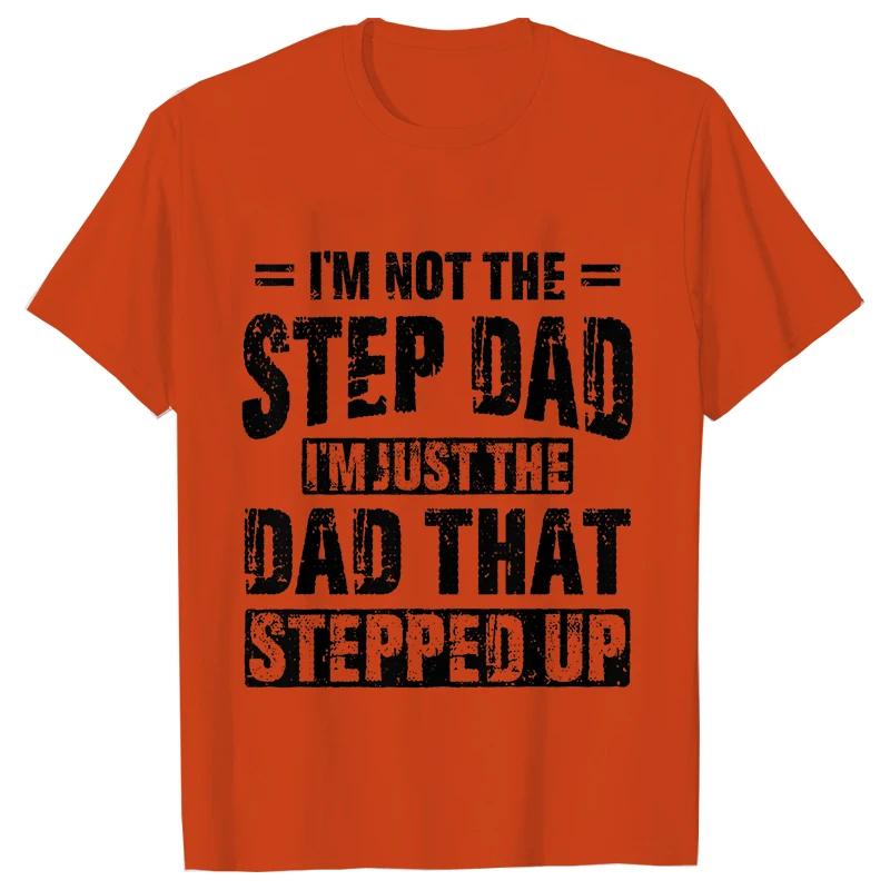 Bonus Dad Men's T-shirts Clothes Step Dad Tee Shirt Homme Birthday Tee Tshirts Short Sleeve O-neck Clothing for Men Tops
