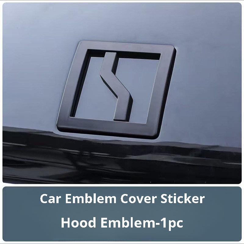 For Zeekr 9X Blackout Car Badge Sticker Front Rear Emblem Matte Black Cover Sport Styling Metal Modification Accessories