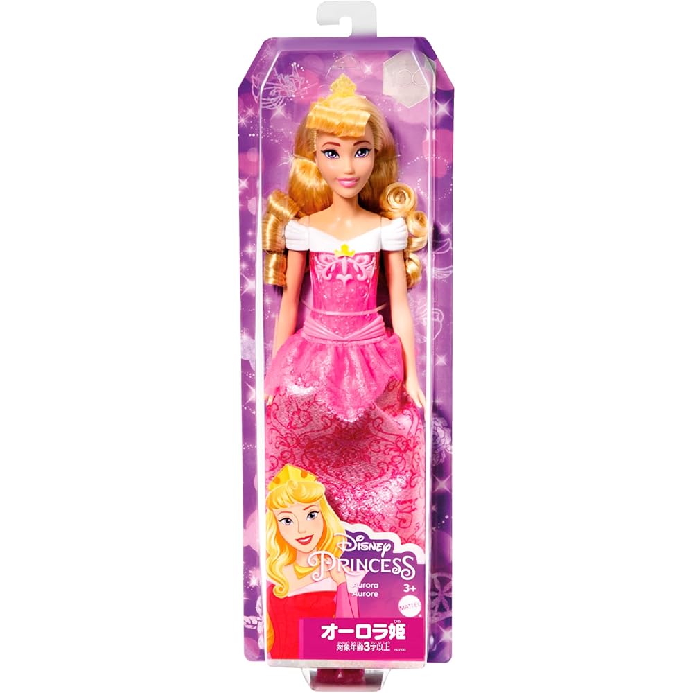 Mattel Disney Princess Aurora Doll Dress-Up Toy for Ages 3 and Up
