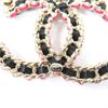 CHANEL Brooch COCO Mark gold black pink Women B23B Used