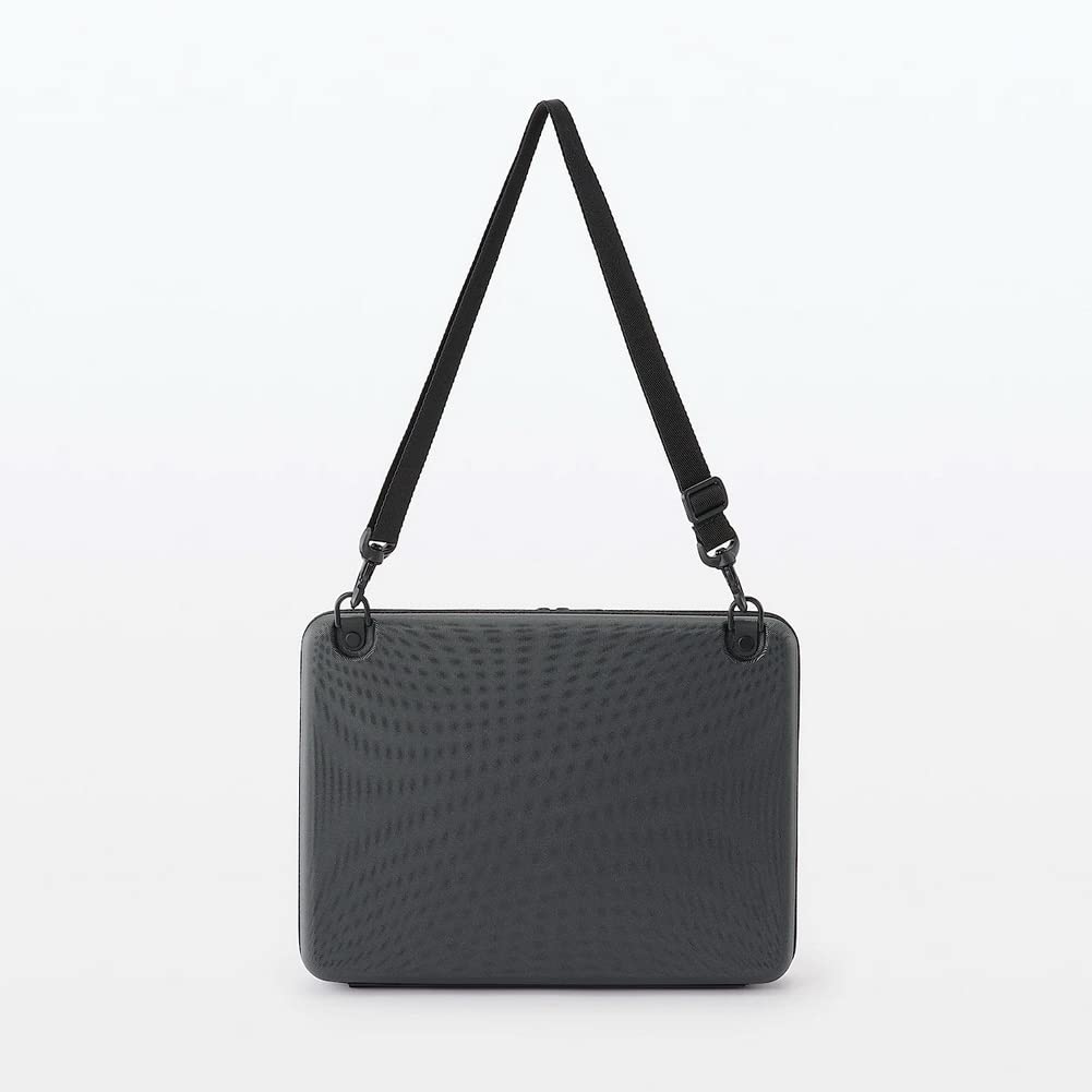 MUJI PC Bag That Can Be Opened and Used Using Carry Case Black 44952405 Material,