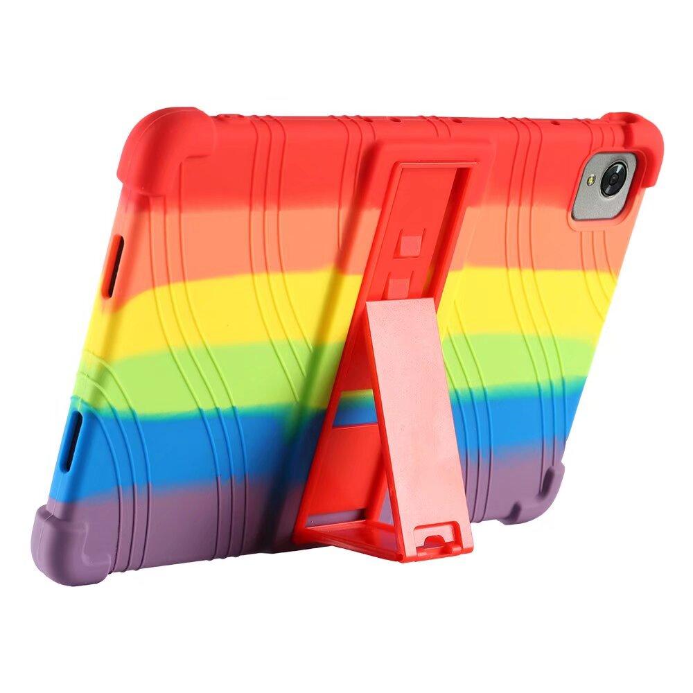 Kids Safe Soft Silicone Case Universal for Teclast M40 P30 Air P30HD 10.1" Adjustable Multi-angles Stand Cover Shockproof Shell