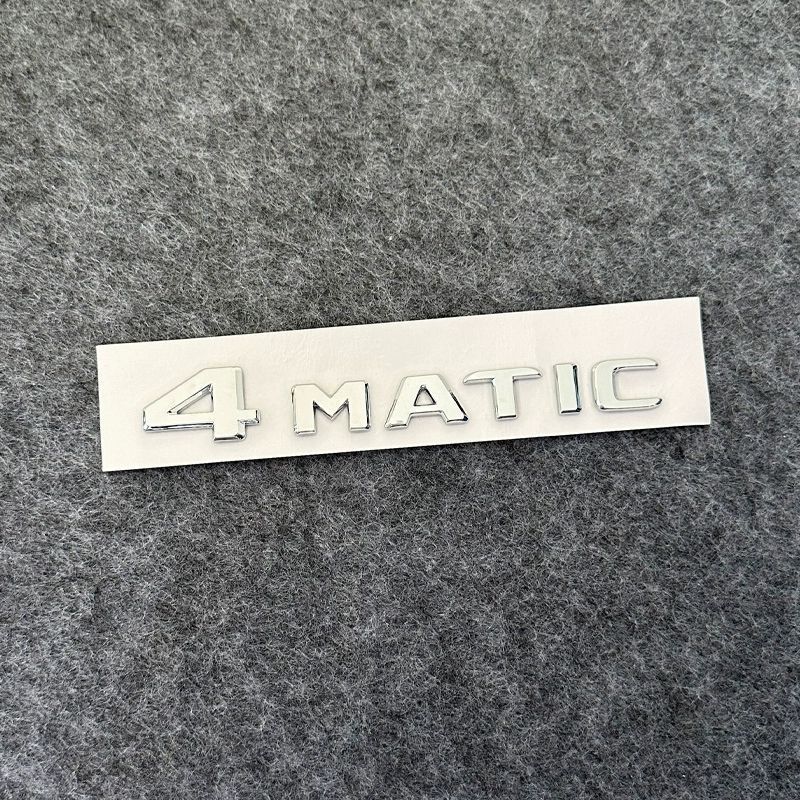 

ABS Black Chrome Letters 3D Car Trunk Letters Badge For Mercedes Benz S320L 350L 450L 500L 560L 650 680 Logo Sticker Accessories