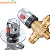 Brass Thermostatic Mixing Valve Constant Water Temperature Shower Faucet Valve Thermostat Bathroom Kitchen Tap Valve