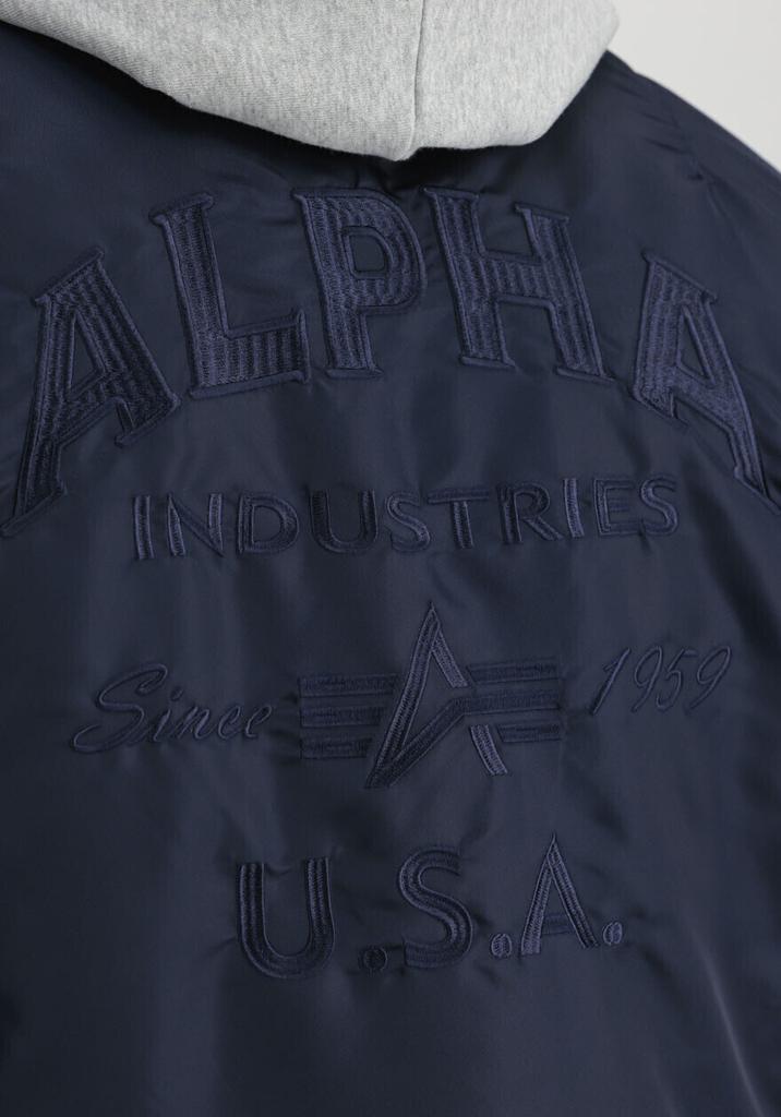 Winter Jacket Alpha Industries MA-1 ZH Back EMB (138105) Ultra Navy