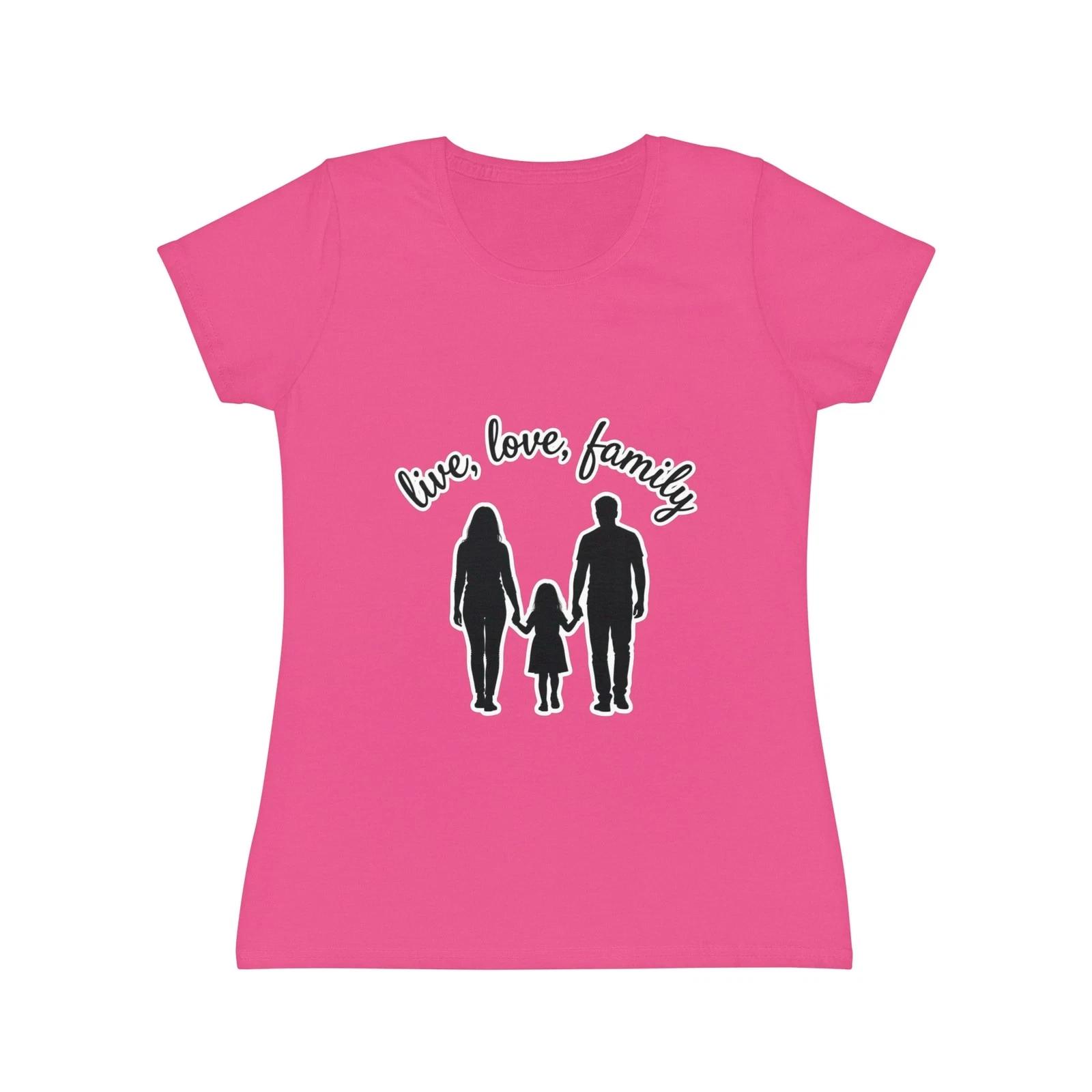 

“Live, Love, Family” T-Shirt | Family Silhouette Tee L