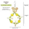 Wood Bird Swing Chew Toy for Parrots & Small Animals-Durable Boredom Buster Fashion Pet Toy for Indoor/Outdoor Use