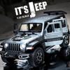 1:32 Jeep Wrangler Rubicon Off-road car Alloy Model Car Toy Diecasts Metal Casting Sound and Light Car Toys For Children Vehicle ALR1
