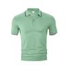European and American short-sleeved men's polo shirt TEMU summer loose casual breathable lapel print advertising shirt T-shirt