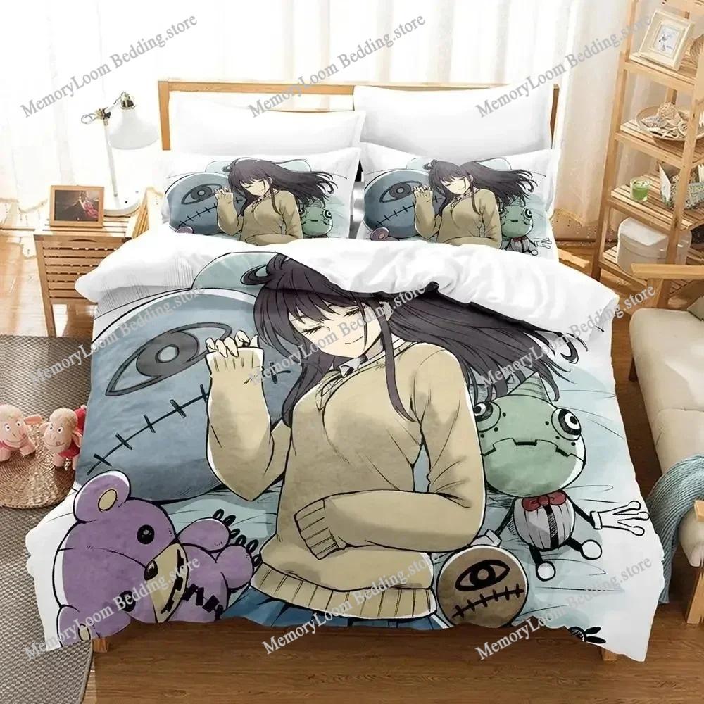 Mieruko-chan Modern Bedding Set Single-Twin-Full-Queen-King Size Adult Kid Bedroom Breathable Duvet Cover 3D Print Vibrant Anime