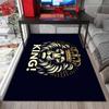 Tappeto Tappetino Stampato con Motivo Leone 1Pz per Soggiorno Camera da Letto Casa Decorazione Divano, Tappetino Antiscivolo Tappetino per Pavimento