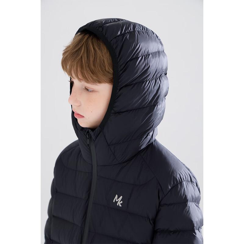 Mucmukn Kids' 3-Proof Printed Hooded 90% Down Winter Jacket