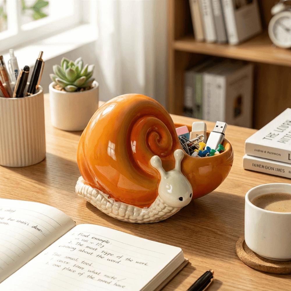 Hollow Storage Cavity Resin Storage Ornament Frog Snail Shaped Decorative Statue Entryway Cabinet