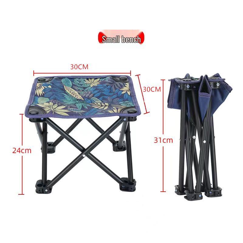 Portable Folding Stool for Outdoor and Travel - Ideal for Fishing, Leisure, and Household Use