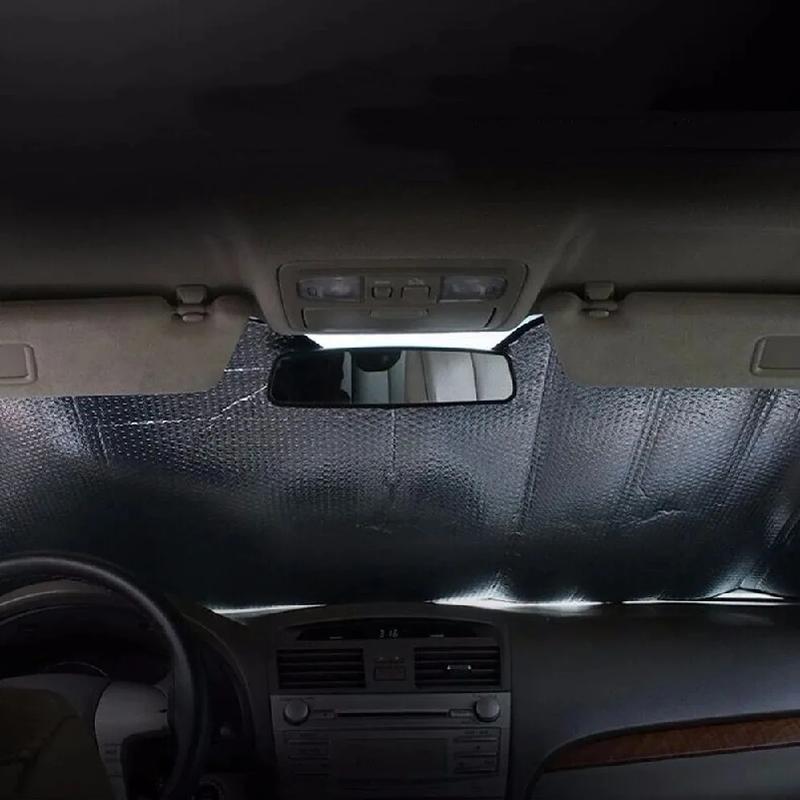 2pc140x70CM Car Window Sun Shade Windshield Snow Ice Anti-UV Protection Front Rear Windshield Block Cover Visor Auto Accessories
