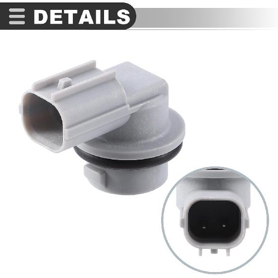 Motoforti Side Marker Light Lamp Bulb Holder, for Honda Civic Sedan Hatchback 2016-2021, Plastic, No.33304-TET-H01, Gray, 2pcs