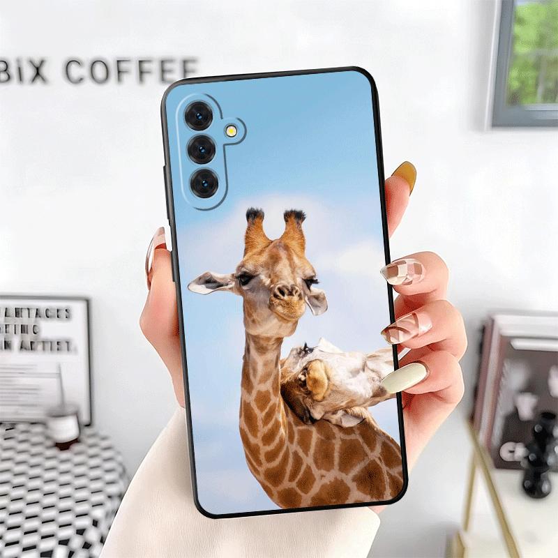 Giraffe Animal Pattern Soft Phone Case for Samsung A17 A37 A57 A16 A26 A36 A56 A15 A25 A35 A55 A14 A24 A34 A54 A13 A23 A33 A53 A